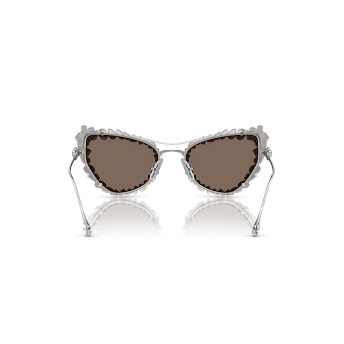 2-in-1-Aufsteck-Sonnenbrille, auffälliges Design, Cat-Eye-Form, Sk7011, Weiß 2-in-1-Aufsteck-Sonnenbrille, auffälliges Design, Cat-Eye-Form, Sk7011, Weiß