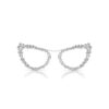 2-in-1-Aufsteck-Sonnenbrille, auffälliges Design, Cat-Eye-Form, Sk7011, Weiß 2-in-1-Aufsteck-Sonnenbrille, auffälliges Design, Cat-Eye-Form, Sk7011, Weiß