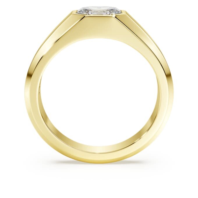 Achtkant-Ring mit im Labor gezüchteten Diamanten, 1,0 Karat insgesamt, achteckige Form, 14 Karat Gelbgold Achtkant-Ring mit im Labor gezüchteten Diamanten, 1,0 Karat insgesamt, achteckige Form, 14 Karat Gelbgold