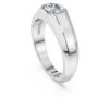 Achtkant-Ring mit im Labor gezüchteten Diamanten, 1,0 Karat insgesamt, achteckige Form, 14 Karat Weißgold Achtkant-Ring mit im Labor gezüchteten Diamanten, 1,0 Karat insgesamt, achteckige Form, 14 Karat Weißgold