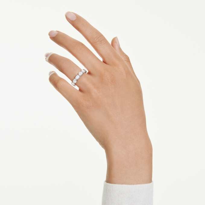 Achtkant-Ring mit im Labor gezüchteten Diamanten, 2,4 Karat insgesamt, achteckige Form, 14 Karat Weißgold Achtkant-Ring mit im Labor gezüchteten Diamanten, 2,4 Karat insgesamt, achteckige Form, 14 Karat Weißgold