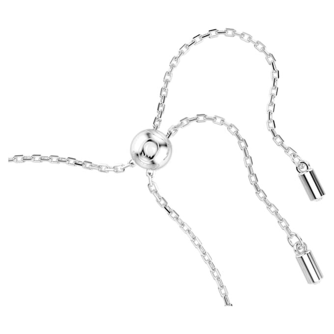 Ariana Grande X Swarovski Armband „Crystal Pearl“, Rundschliff, Weiß, rhodiniert Ariana Grande X Swarovski Armband „Crystal Pearl“, Rundschliff, Weiß, rhodiniert