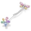 Ariana Grande x Swarovski Brosche mit gemischten Schliffformen, Libelle, mehrfarbig, rhodiniert Ariana Grande x Swarovski Brosche mit gemischten Schliffformen, Libelle, mehrfarbig, rhodiniert