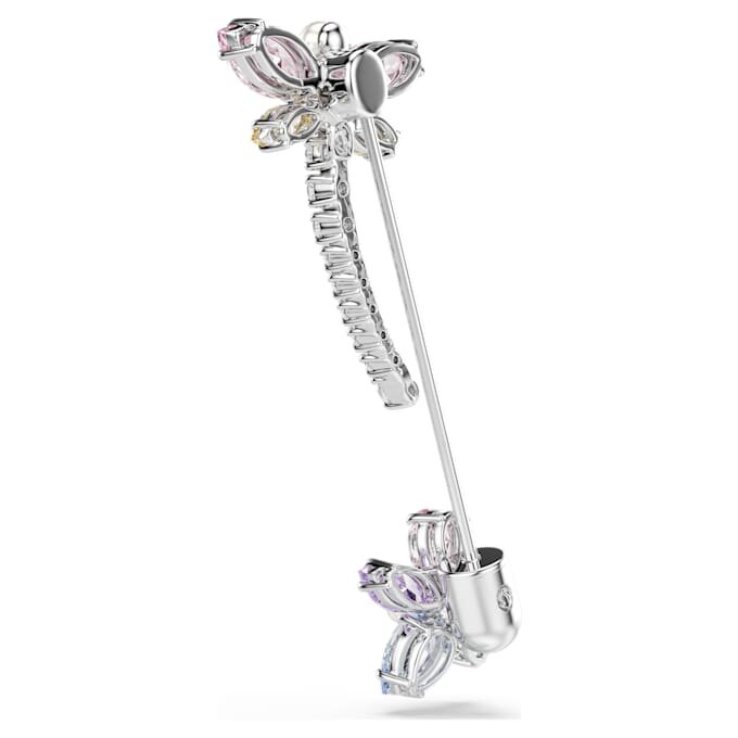 Ariana Grande x Swarovski Brosche mit gemischten Schliffformen, Libelle, mehrfarbig, rhodiniert Ariana Grande x Swarovski Brosche mit gemischten Schliffformen, Libelle, mehrfarbig, rhodiniert