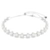 Ariana Grande X Swarovski Choker Kristallperle, Rundschliff, Weiß, rhodiniert Ariana Grande X Swarovski Choker Kristallperle, Rundschliff, Weiß, rhodiniert