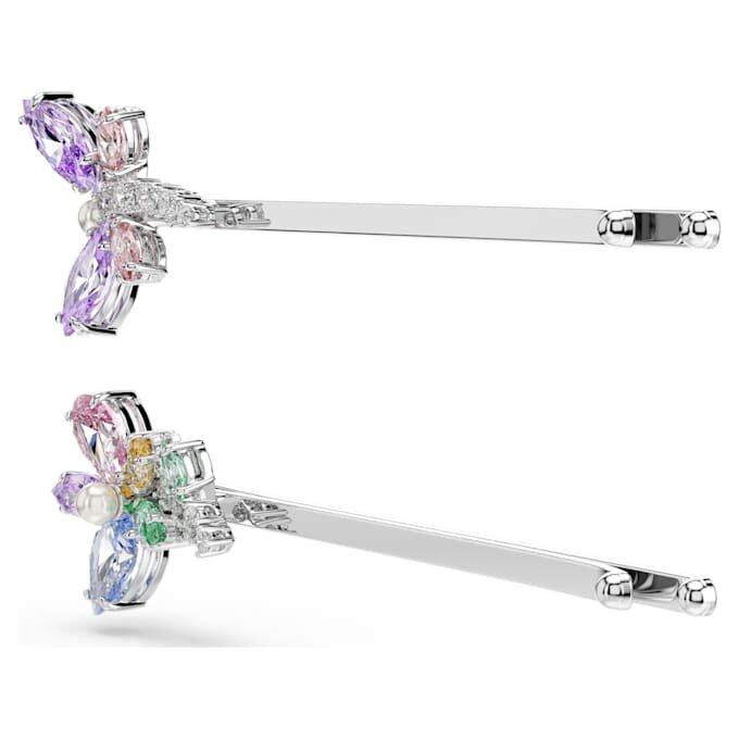 Ariana Grande x Swarovski Haarnadel, verschiedene Schliffe, Libelle, Blume, mehrfarbig, rhodiniert Ariana Grande x Swarovski Haarnadel, verschiedene Schliffe, Libelle, Blume, mehrfarbig, rhodiniert