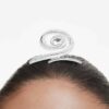 Ariana Grande X Swarovski Haarspange im Baguette-Schliff, weiß, rhodiniert