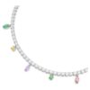 Ariana Grande X Swarovski Halskette mit gemischten Schliffformen, mehrfarbig, rhodiniert Ariana Grande X Swarovski Halskette mit gemischten Schliffformen, mehrfarbig, rhodiniert