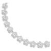 Ariana Grande X Swarovski Halskette, Rundschliff, Blume, Weiß, rhodiniert Ariana Grande X Swarovski Halskette, Rundschliff, Blume, Weiß, rhodiniert