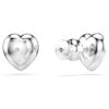 Ariana Grande X Swarovski Ohrringe mit gemischten Schliffen, Herz, Weiß, rhodiniert