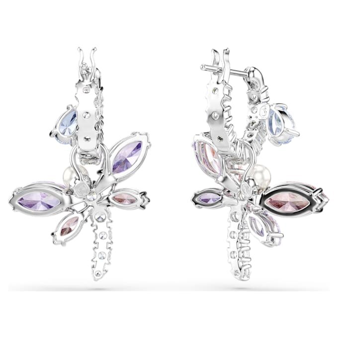 Ariana Grande X Swarovski Ohrringe mit gemischten Schliffen, Libelle, mehrfarbig, rhodiniert Ariana Grande X Swarovski Ohrringe mit gemischten Schliffen, Libelle, mehrfarbig, rhodiniert