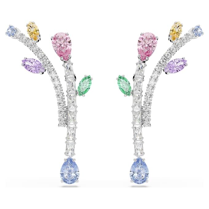 Ariana Grande X Swarovski Ohrringe mit gemischten Schliffen, mehrfarbig, rhodiniert Ariana Grande X Swarovski Ohrringe mit gemischten Schliffen, mehrfarbig, rhodiniert