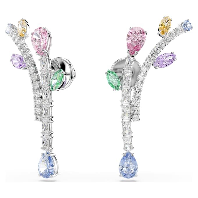 Ariana Grande X Swarovski Ohrringe mit gemischten Schliffen, mehrfarbig, rhodiniert Ariana Grande X Swarovski Ohrringe mit gemischten Schliffen, mehrfarbig, rhodiniert