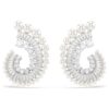 Ariana Grande X Swarovski Ohrringe mit Kristallperle, gemischte Schliffe, weiß, rhodiniert Ariana Grande X Swarovski Ohrringe mit Kristallperle, gemischte Schliffe, weiß, rhodiniert