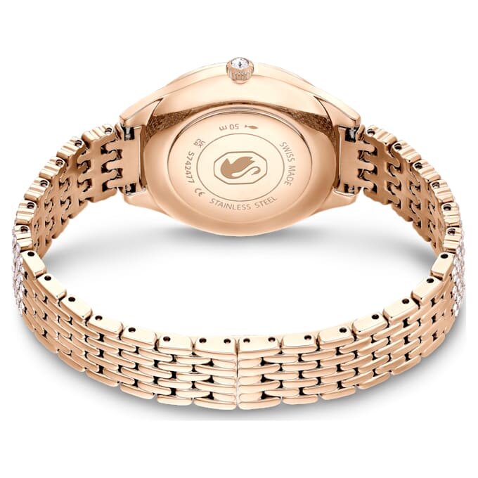 Attract Uhr, Swiss Made, Metallarmband, Roségold-Farbton, roségoldfarbene Oberfläche Attract Uhr, Swiss Made, Metallarmband, Roségold-Farbton, roségoldfarbene Oberfläche