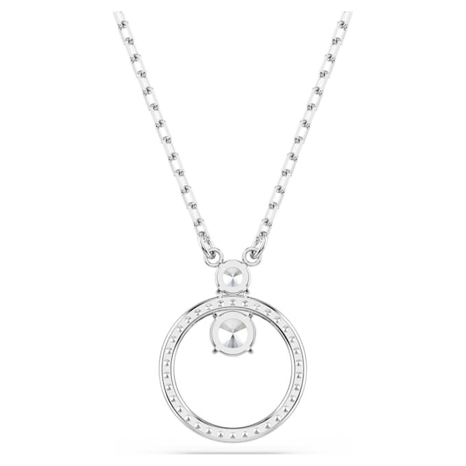 Constella Anhänger Pavé, Rundschliff, Weiß, rhodiniert Constella Anhänger Pavé, Rundschliff, Weiß, rhodiniert