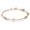 Constella-Armband „Crystal Pearl“, runde Schliffe, weiß, roségoldfarben plattiert Constella-Armband „Crystal Pearl“, runde Schliffe, weiß, roségoldfarben plattiert