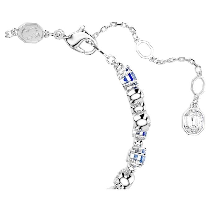 Constella-Armband mit gemischten Schliffen, blau, rhodiniert Constella-Armband mit gemischten Schliffen, blau, rhodiniert