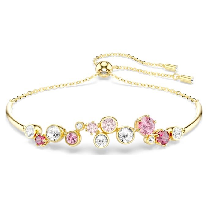 Constella-Armband mit gemischten Schliffen, mehrfarbig, goldfarben plattiert Constella-Armband mit gemischten Schliffen, mehrfarbig, goldfarben plattiert