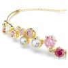 Constella-Armband mit gemischten Schliffen, mehrfarbig, goldfarben plattiert Constella-Armband mit gemischten Schliffen, mehrfarbig, goldfarben plattiert