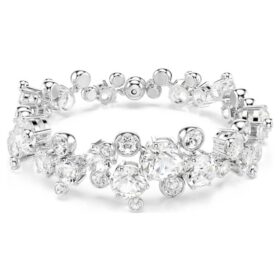 Constella-Armband mit gemischten Schliffen, weiß, rhodiniert Constella-Armband mit gemischten Schliffen, weiß, rhodiniert