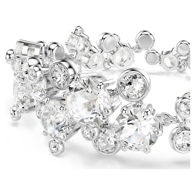 Constella-Armband mit gemischten Schliffen, weiß, rhodiniert Constella-Armband mit gemischten Schliffen, weiß, rhodiniert