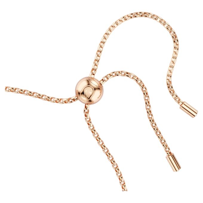 Constella-Armband mit Kristallperle, Rundschliff, weiß, roségoldfarben plattiert Constella-Armband mit Kristallperle, Rundschliff, weiß, roségoldfarben plattiert