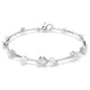 Constella-Armband mit Kristallperlen, Rundschliff, weiß, rhodiniert Constella-Armband mit Kristallperlen, Rundschliff, weiß, rhodiniert