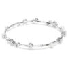 Constella-Armband mit Kristallperlen, Rundschliff, weiß, rhodiniert Constella-Armband mit Kristallperlen, Rundschliff, weiß, rhodiniert