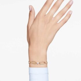 Constella-Armband, weiß, goldfarben plattiert Constella-Armband, weiß, goldfarben plattiert