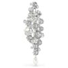 Constella-Brosche „Crystal Pearl“, runder Schliff, weiß, rhodiniert Constella-Brosche „Crystal Pearl“, runder Schliff, weiß, rhodiniert