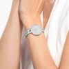 Cosmopolitan Uhr, Swiss Made, Metallarmband, silberfarben, Edelstahl