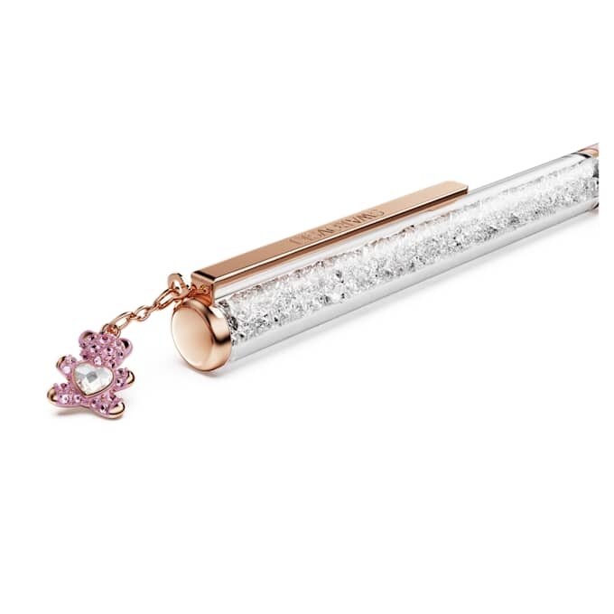 Crystalline Kugelschreiber Teddy, Rosa, rosa lackiert, roségoldfarben plattiert Crystalline Kugelschreiber Teddy, Rosa, rosa lackiert, roségoldfarben plattiert