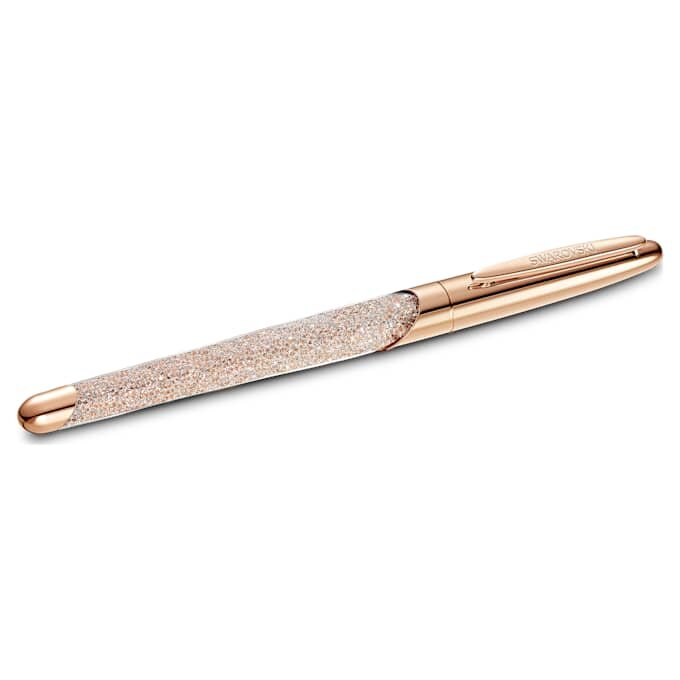 Crystalline-Rollerball-Stift in Roségold-Optik, roségoldfarben beschichtet Crystalline-Rollerball-Stift in Roségold-Optik, roségoldfarben beschichtet