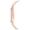 Dextera Armreif-Uhr Swiss Made, Metallarmband, Rosa, roségoldfarben plattiert Dextera Armreif-Uhr Swiss Made, Metallarmband, Rosa, roségoldfarben plattiert