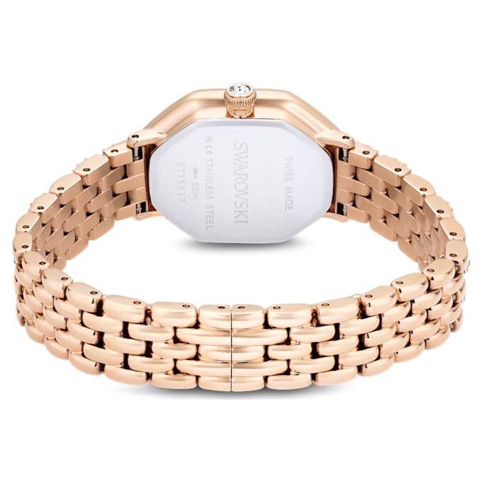 Dextera Octagon Uhr, Swiss Made, Metallarmband, goldfarben, roségoldfarbenes Finish Dextera Octagon Uhr, Swiss Made, Metallarmband, goldfarben, roségoldfarbenes Finish