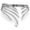 Die Vienna Collection Choker Feather, Weiß, rutheniumbeschichtet Die Vienna Collection Choker Feather, Weiß, rutheniumbeschichtet