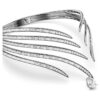 Die Vienna Collection Choker Feather, Weiß, rutheniumbeschichtet Die Vienna Collection Choker Feather, Weiß, rutheniumbeschichtet
