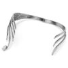 Die Vienna Collection Choker Feather, Weiß, rutheniumbeschichtet Die Vienna Collection Choker Feather, Weiß, rutheniumbeschichtet