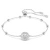 Ein Angelic Armband, Rundschliff, Weiß, rhodiniert Ein Angelic Armband, Rundschliff, Weiß, rhodiniert