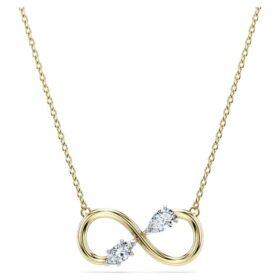 Eternity-Anhänger mit im Labor gezüchteten Diamanten, 0,35 Karat insgesamt, verschiedene Formen, 14-karätiges Gelbgold