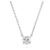 Eternity-Anhänger mit im Labor gezüchteten Diamanten, 0,5 Karat insgesamt, runde Form, Sterlingsilber Eternity-Anhänger mit im Labor gezüchteten Diamanten, 0,5 Karat insgesamt, runde Form, Sterlingsilber