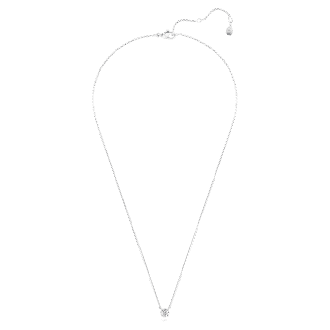 Eternity-Anhänger mit im Labor gezüchteten Diamanten, 0,5 Karat insgesamt, runde Form, Sterlingsilber Eternity-Anhänger mit im Labor gezüchteten Diamanten, 0,5 Karat insgesamt, runde Form, Sterlingsilber
