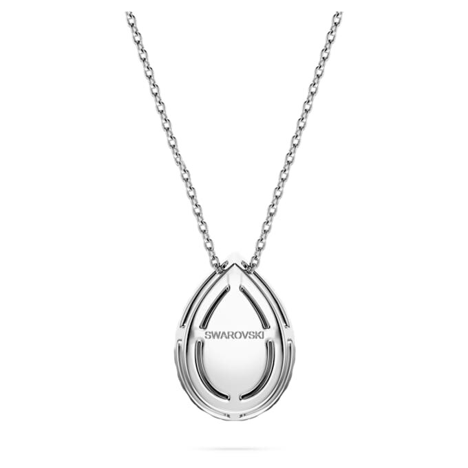 Eternity Halo Solitaire-Anhänger mit im Labor gezüchteten Diamanten, 1 Karat insgesamt, Birnenform, 14 Karat Weißgold Eternity Halo Solitaire-Anhänger mit im Labor gezüchteten Diamanten, 1 Karat insgesamt, Birnenform, 14 Karat Weißgold