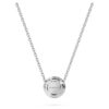 Eternity Halo Solitär-Anhänger, im Labor gezüchtete Diamanten 0,23 Karat insgesamt, runde Form, Sterlingsilber Eternity Halo Solitär-Anhänger, im Labor gezüchtete Diamanten 0,23 Karat insgesamt, runde Form, Sterlingsilber