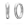 Eternity-Ohrringe mit im Labor gezüchteten Diamanten, 0,1 Karat insgesamt, runde Form, klein, 14-karätiges Weißgold Eternity-Ohrringe mit im Labor gezüchteten Diamanten, 0,1 Karat insgesamt, runde Form, klein, 14-karätiges Weißgold