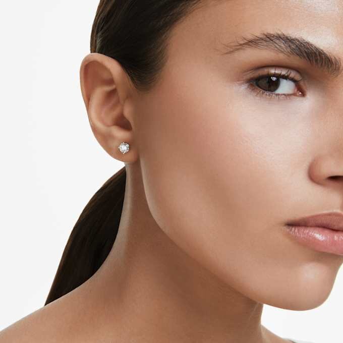 Eternity-Ohrringe mit im Labor gezüchteten Diamanten, 0,5 Karat insgesamt, einzeln, runde Form, 14 Karat Weißgold Eternity-Ohrringe mit im Labor gezüchteten Diamanten, 0,5 Karat insgesamt, einzeln, runde Form, 14 Karat Weißgold