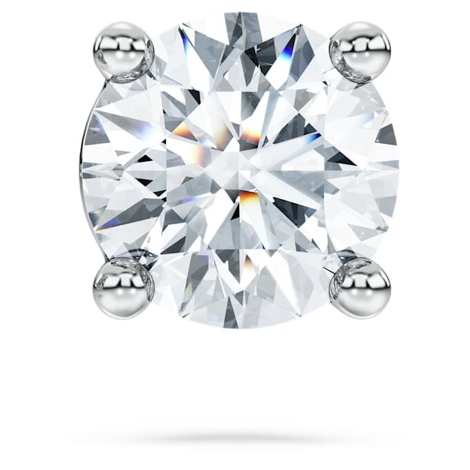 Eternity-Ohrringe mit im Labor gezüchteten Diamanten, 0,5 Karat insgesamt, einzeln, runde Form, 14 Karat Weißgold Eternity-Ohrringe mit im Labor gezüchteten Diamanten, 0,5 Karat insgesamt, einzeln, runde Form, 14 Karat Weißgold
