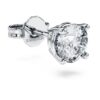 Eternity-Ohrringe mit im Labor gezüchteten Diamanten, 0,5 Karat insgesamt, einzeln, runde Form, 14 Karat Weißgold Eternity-Ohrringe mit im Labor gezüchteten Diamanten, 0,5 Karat insgesamt, einzeln, runde Form, 14 Karat Weißgold