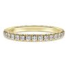 Eternity-Ring mit im Labor gezüchteten Diamanten, 0,4 Karat insgesamt, runde Form, 14-karätiges Gelbgold Eternity-Ring mit im Labor gezüchteten Diamanten, 0,4 Karat insgesamt, runde Form, 14-karätiges Gelbgold